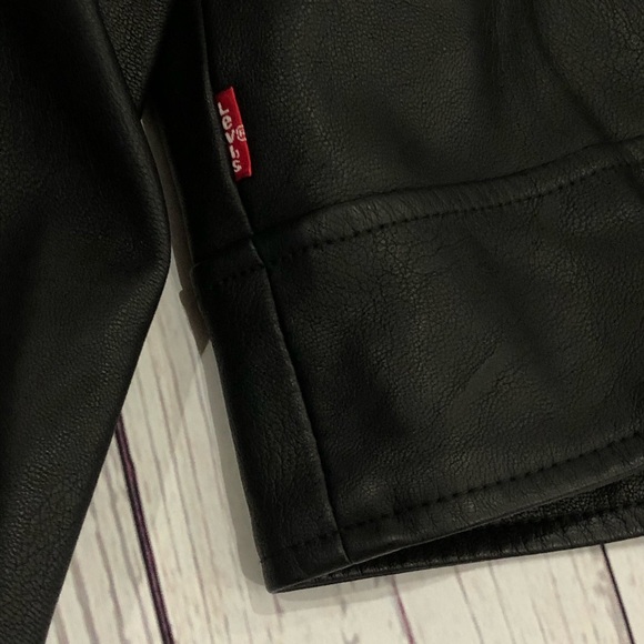 Levi's Faux Leather Asymmetrical Motorcycle Jacket - Picture 8 of 10